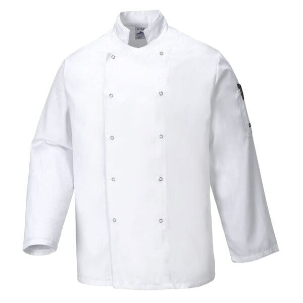 Portwest Suffolk Chefs Jacket C833 - Image 3