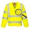 Portwest Hi-Vis Anti Static Jacket Flame Resistant FR85 - Image 2