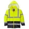 Portwest Hi Vis Classic Contrast Rain Jacket H443 - Image 3