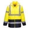 Portwest Hi Vis Classic Contrast Rain Jacket H443 - Image 2