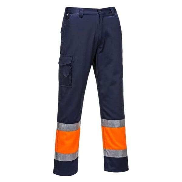 Portwest Hi-Vis Lightweight Contrast Class 1 Service Trousers L049