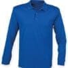 Henbury Long Sleeve Coolplus® Polo Shirt HB478 - Image 2