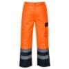 Portwest Hi Vis Contrast Lined Traffic Trousers S686 - Image 4