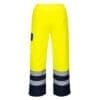 Portwest Hi Vis Contrast Lined Traffic Trousers S686 - Image 3