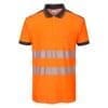 Portwest Hi-Vis Cotton Comfort Short Sleeve Polo Shirt T180