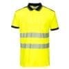 Portwest Hi-Vis Cotton Comfort Short Sleeve Polo Shirt T180 - Image 4