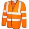 Hi-Vis Long Sleeve Safety Waistcoat UC802 - Image 2