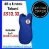 Uneek Ladies Tabard With Pocket Bundle Pack Of 48