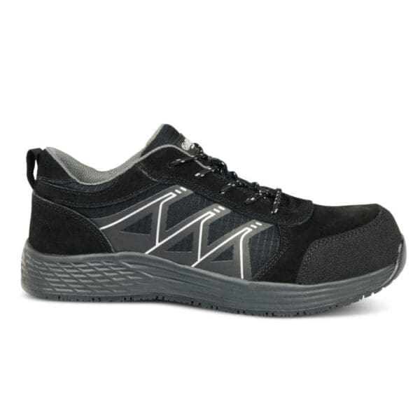 Apache Venus Black Non-Metallic Lightweight Sports Trainer