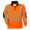 Portwest HIgh Vis 1/ 4 Zip Xenon Rugby Sweatshirt B308 - Image 2