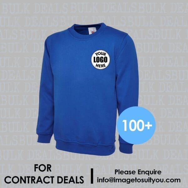 Uneek Classic Sweatshirt UC203 100+