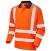 Leo Swimbridge Hi-Vis Long Sleeved Polo Shirt