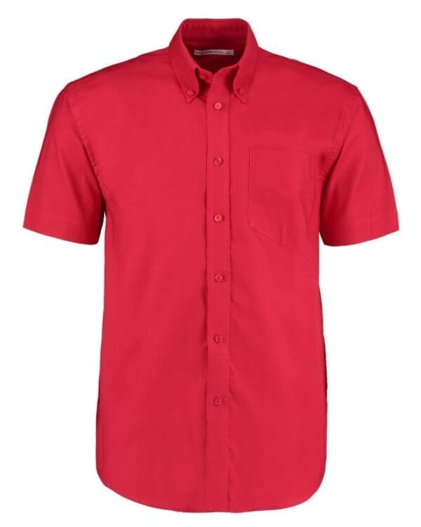 Kustom Kit Mens Short Sleeve Oxford Shirt KK350 - Image 2