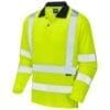Leo Swimbridge Hi-Vis Long Sleeved Polo Shirt - Image 2