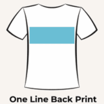 One Line Back Print +&pound;3.00